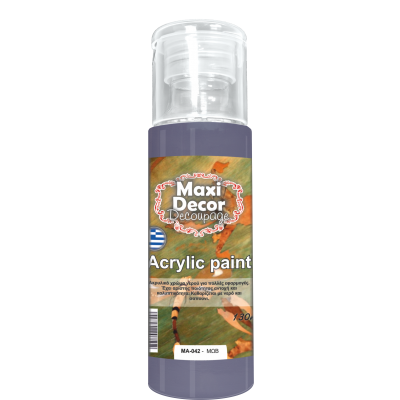 Ακρυλικό Χρώμα 130ml Maxi Decor Μωβ MA042_MA042130
